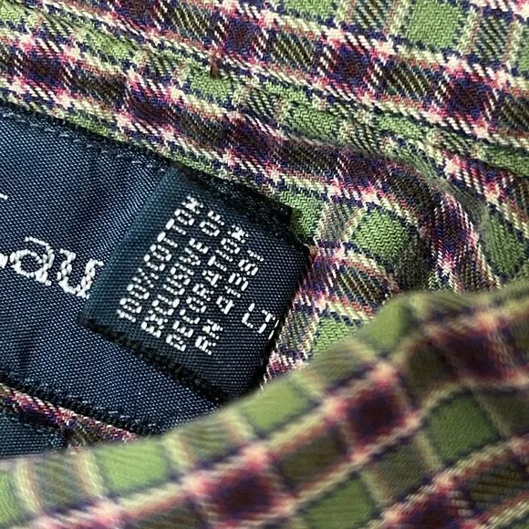 Polo Ralph Lauren Shirt Medium M Long Sleeve Classic Fit Plaid - Picture 6 of 12